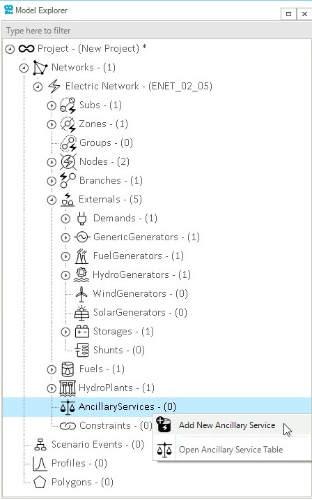 add ancillary service 00