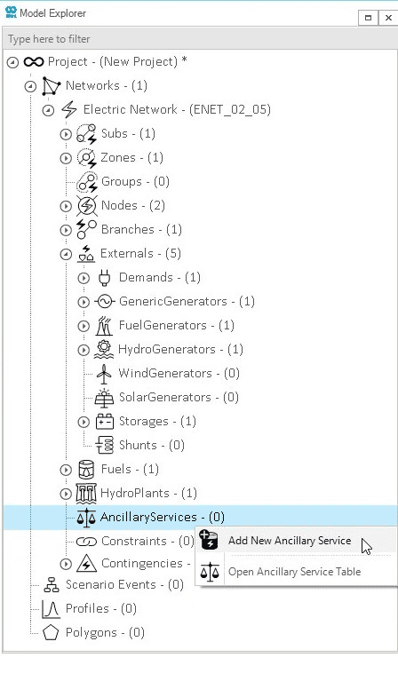 add ancillary service 00