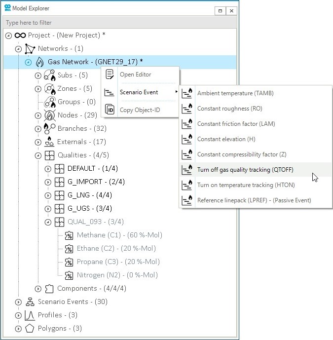 assign gas quality 05