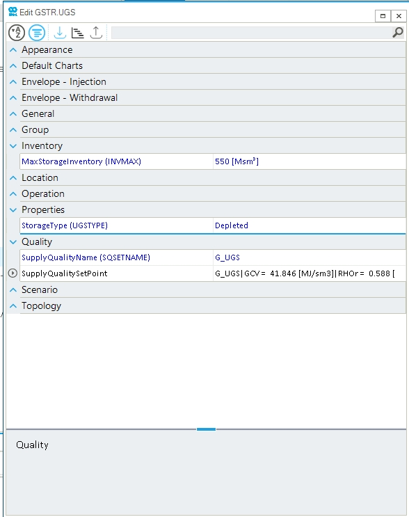 assign gas properties 04