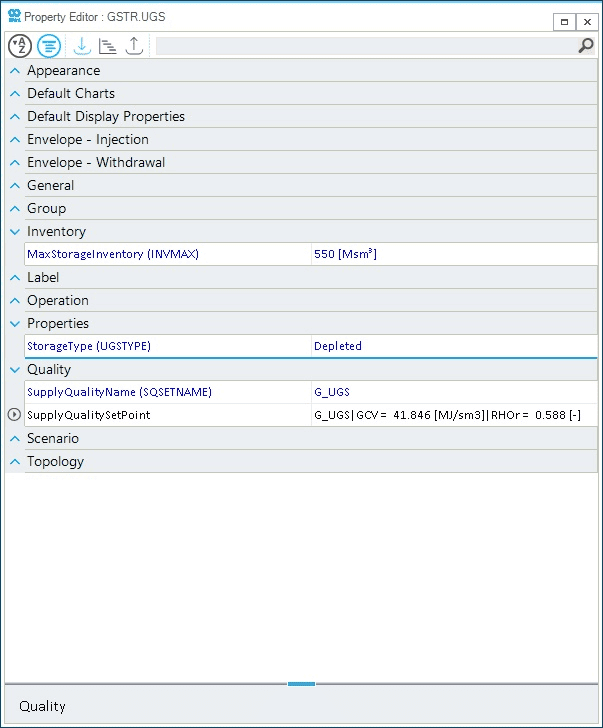 assign gas properties 04