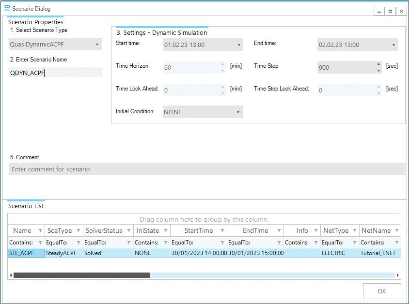 create dynamic scenario 00